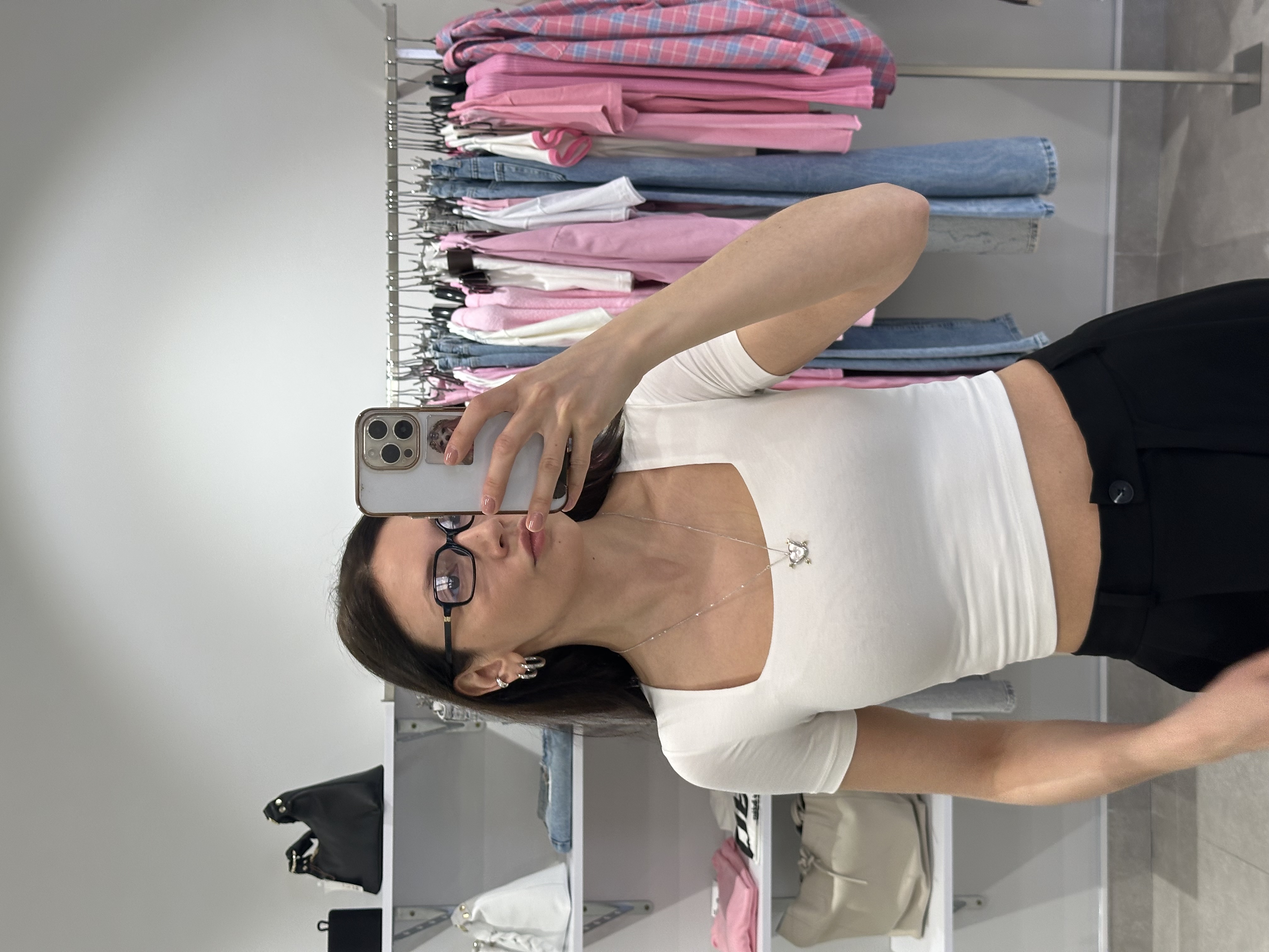 Футболка вкорочена квадратний виріз 5190 білий