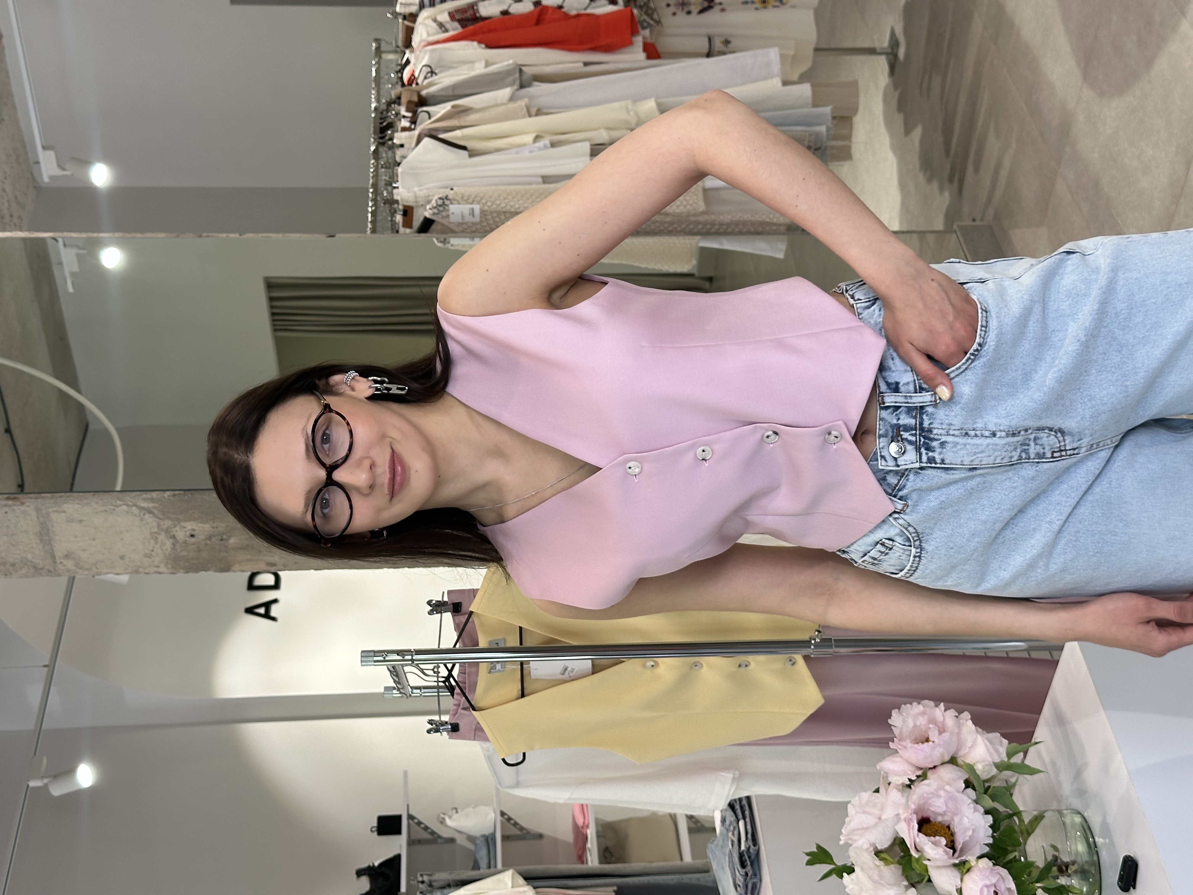 Жилет 85-2\12-1 костюмка ліловий