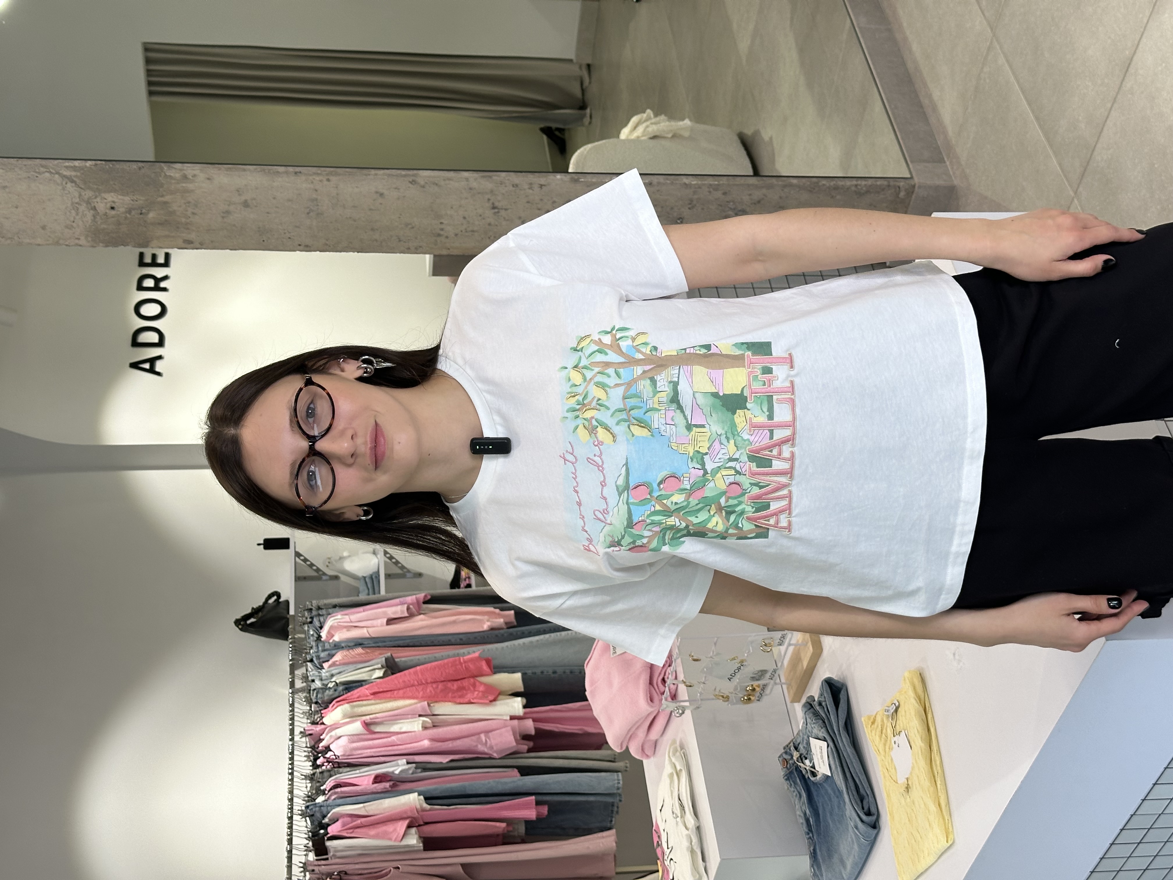 Футболка 25YTSH00499 Amalfy молочний, L