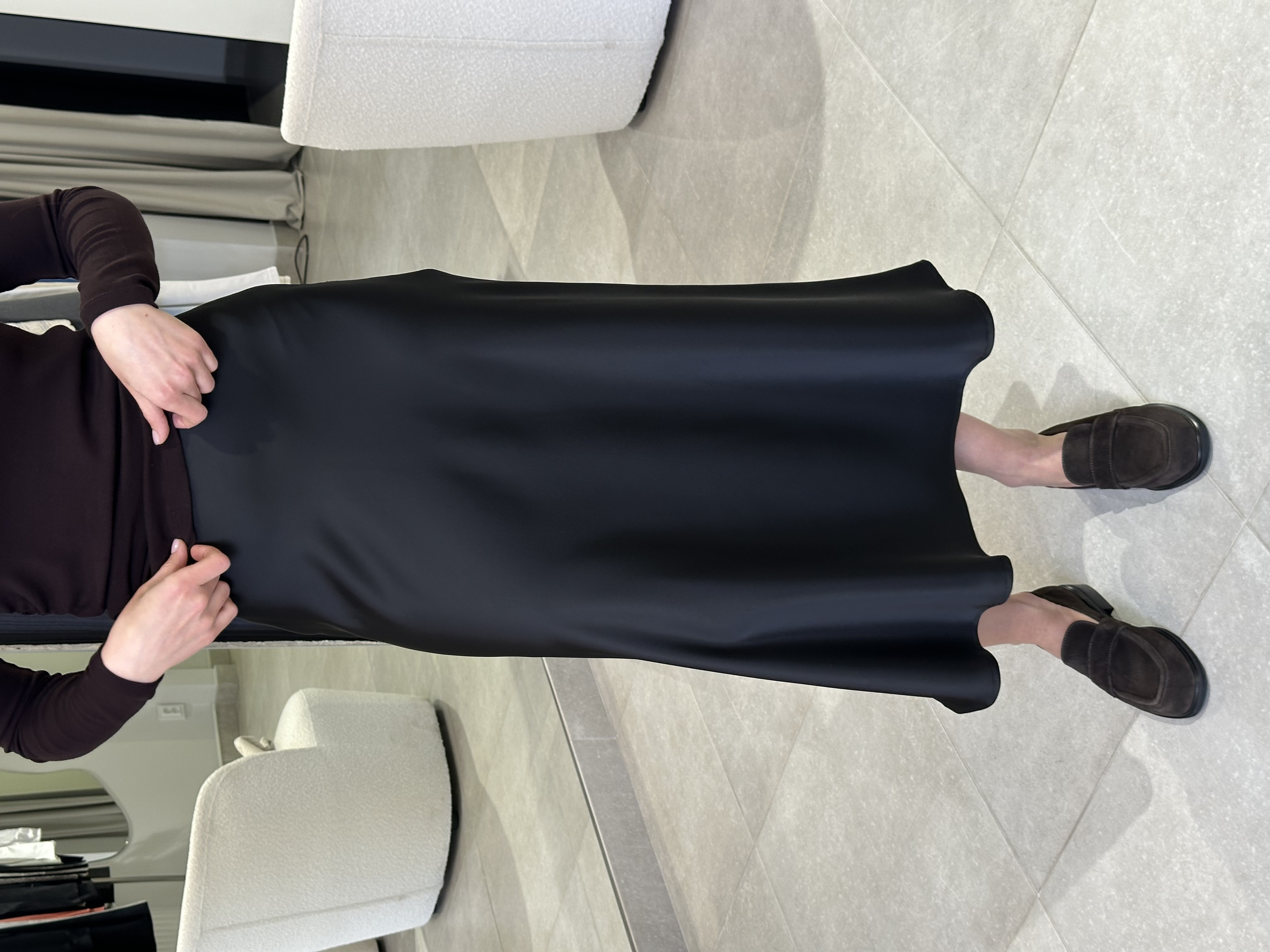 Спідниця 960\35-2 шовк чорний