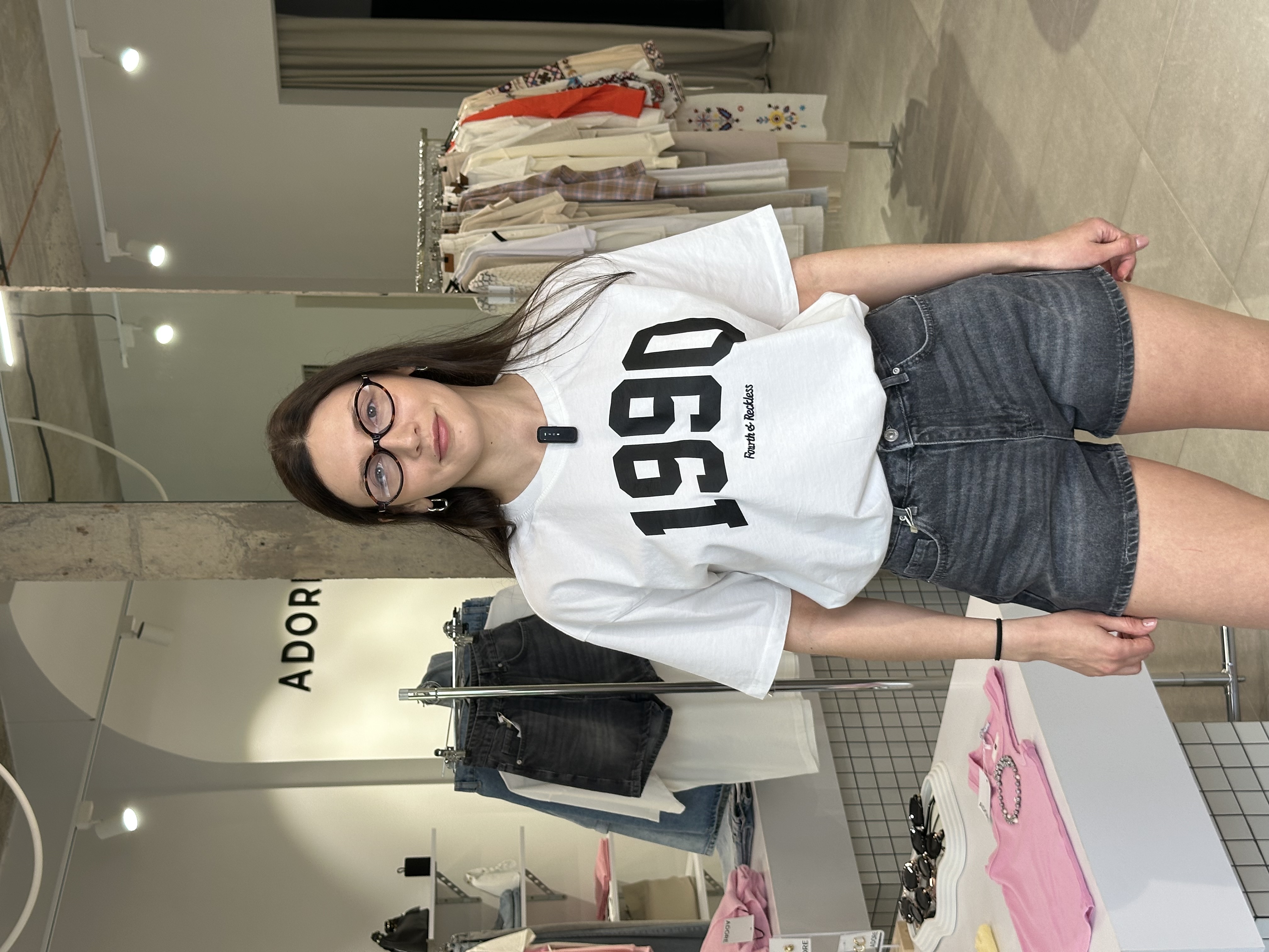 Футболка 1990 Fourth&Reckless молочний