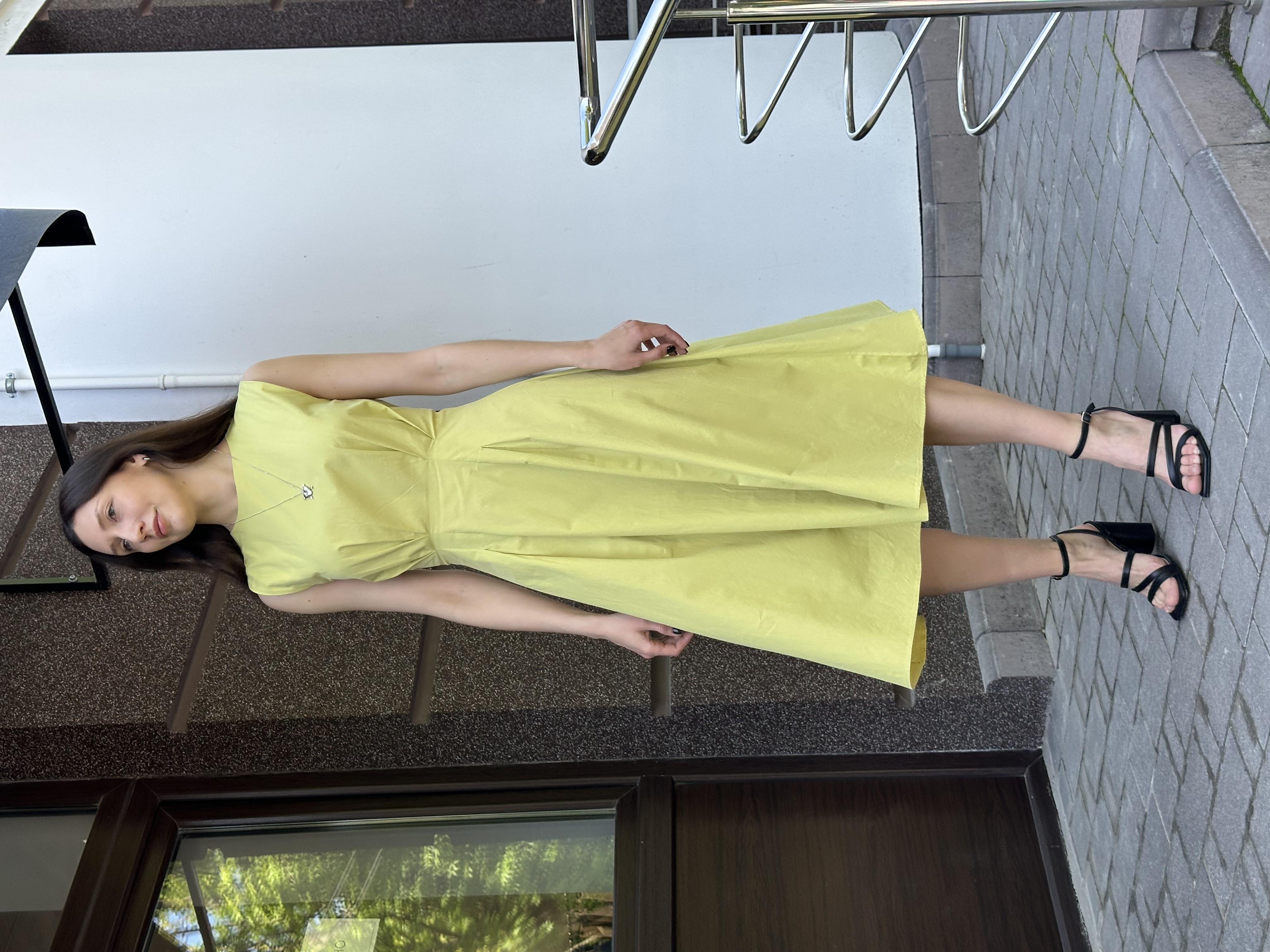 Сукня Deppot 4870 міді лайм, L