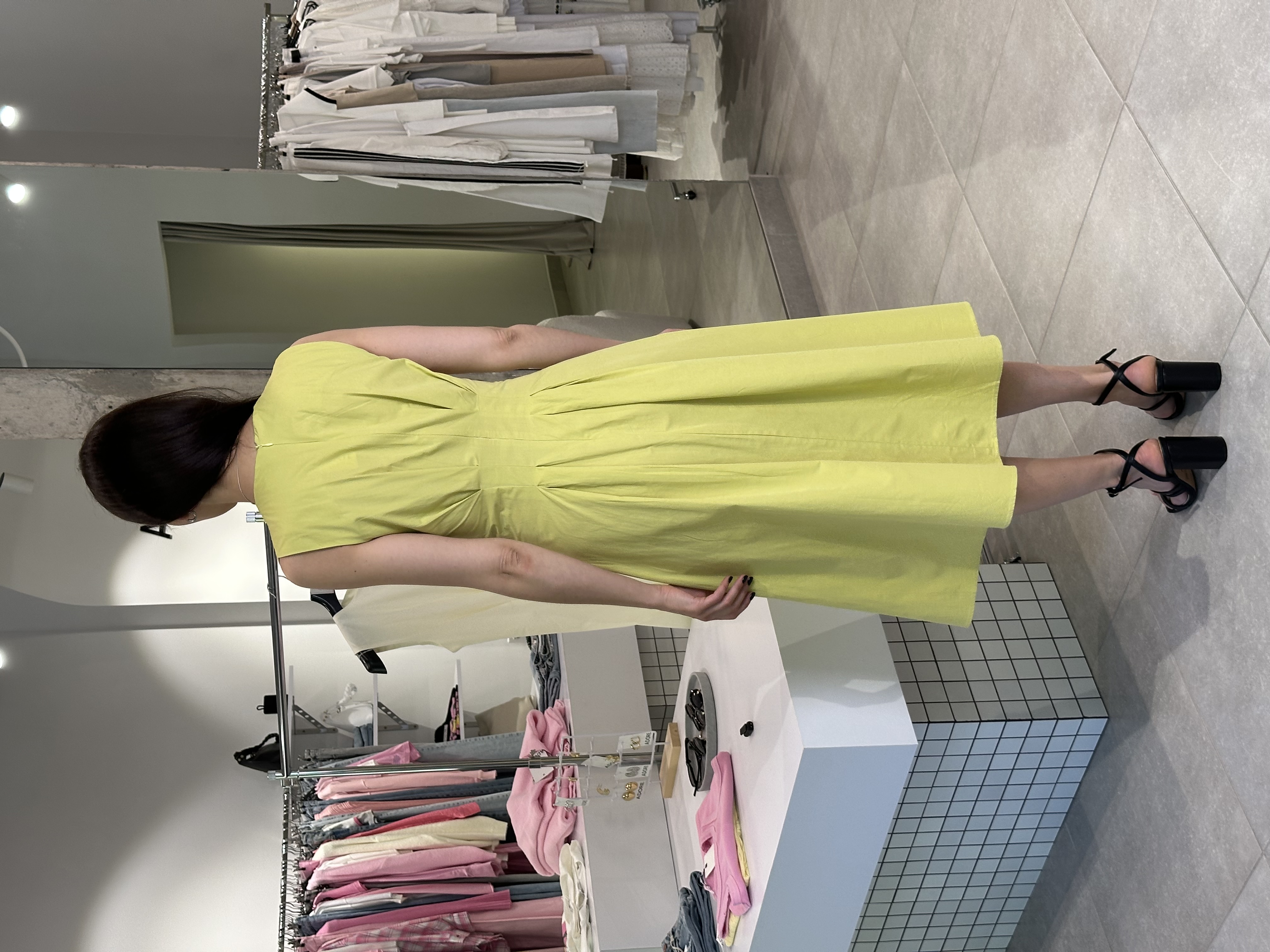 Сукня Deppot 4870 міді лайм, L