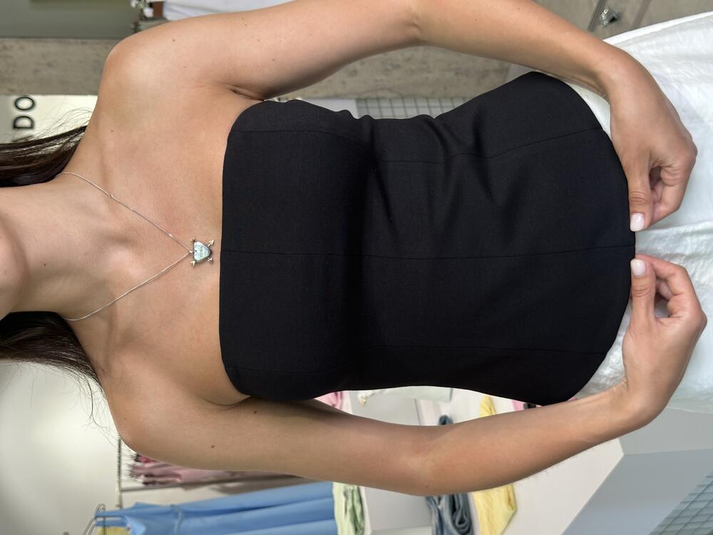 Корсет 1147-2\36-5 італійський трикотаж чорний, XS