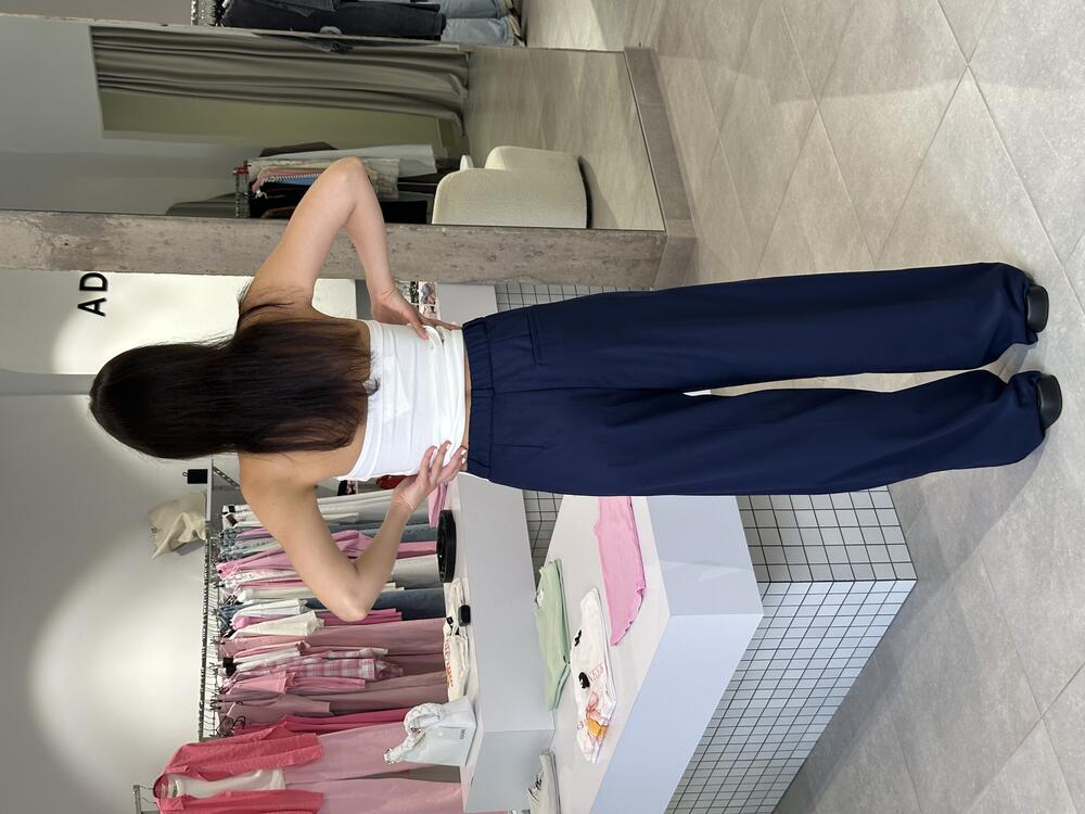 Брюки Беатріс темно-синій, S