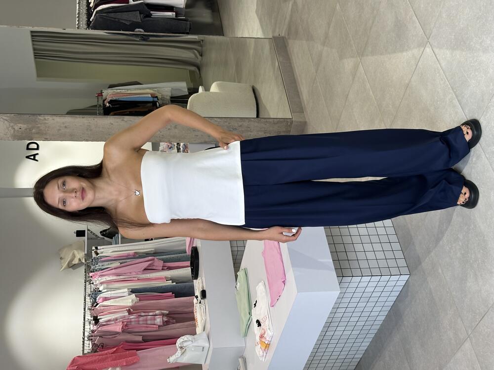 Брюки Беатріс темно-синій