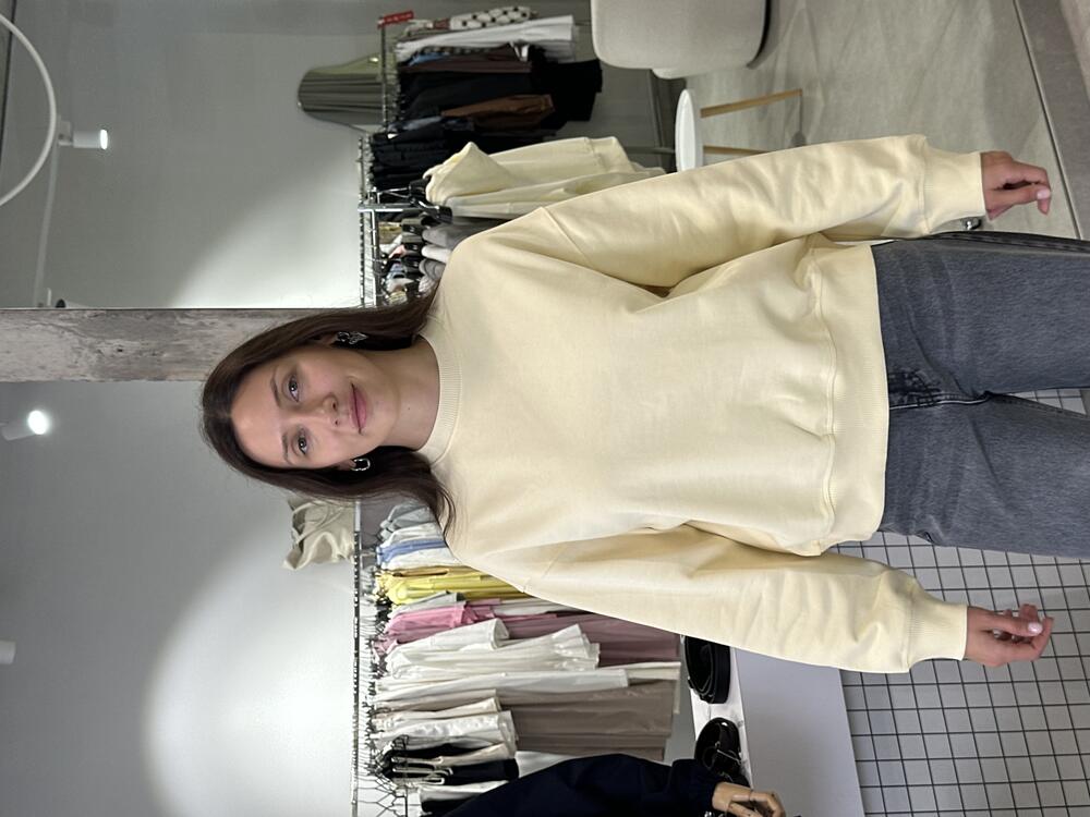 Світшот 1049\30-1 вершковий