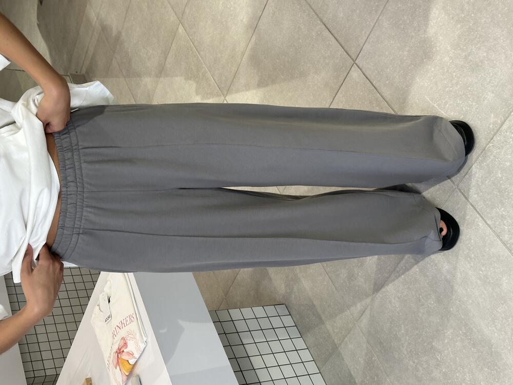 Брюки двунитка 1163/07-1 грудневе небо, XS