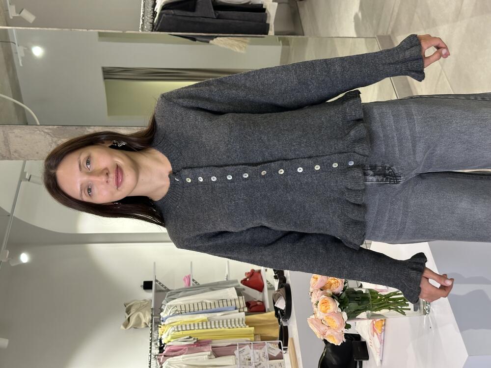 Кардиган "romantique" сірий