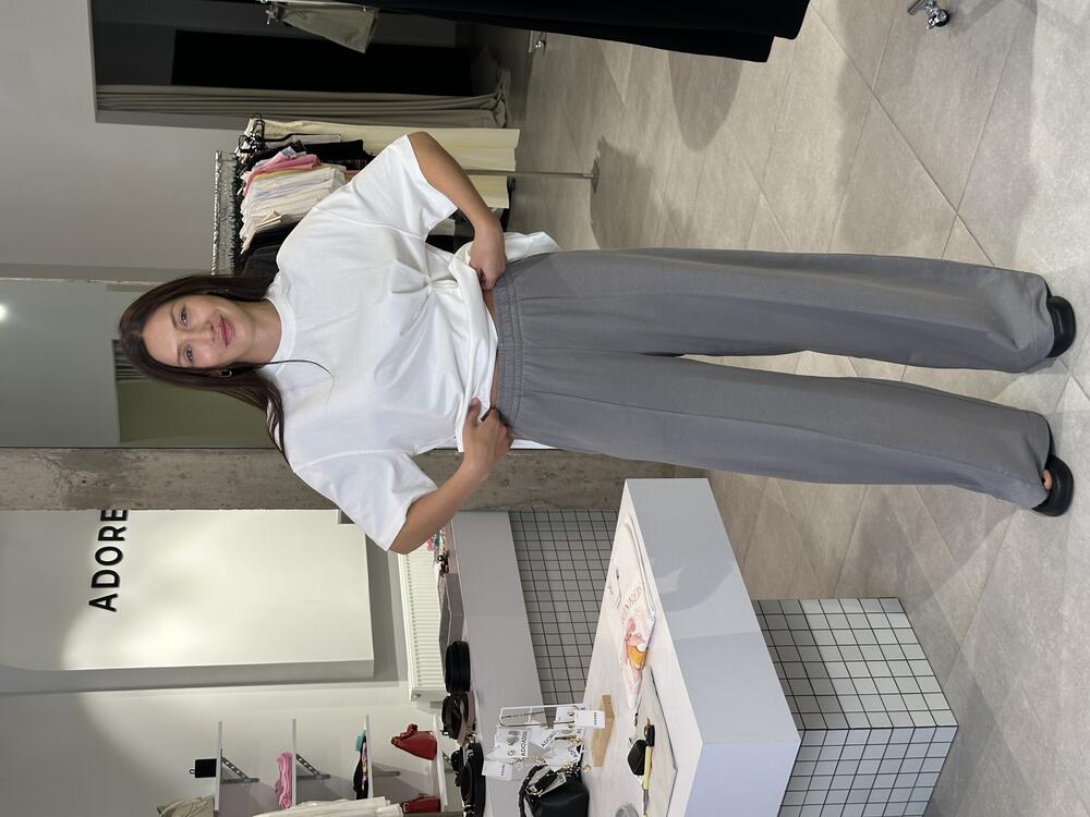 Брюки двунитка 1163/07-1 грудневе небо