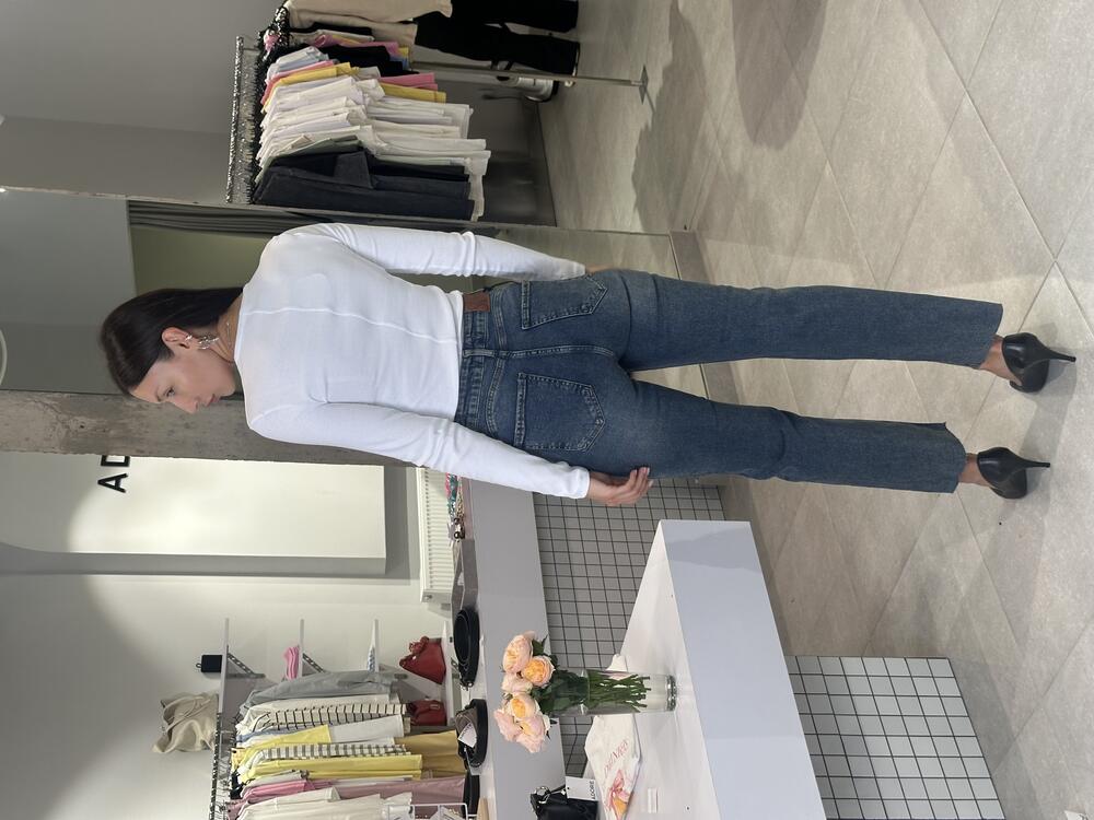 Джинси прямого крою STRAIGHT RM2006 брудний синій, 42