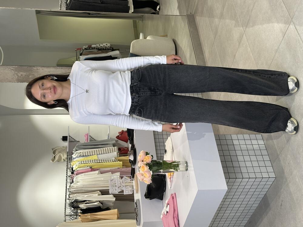 Джинси палаццо wide leg 1011 графіт