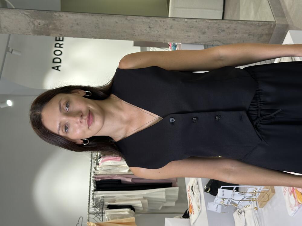 Жилет 85-2\12-1 костюмка чорний