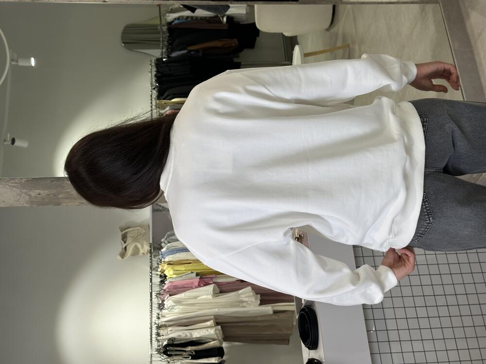 Світшот 1073\30-1 трьохнитка молочний, M