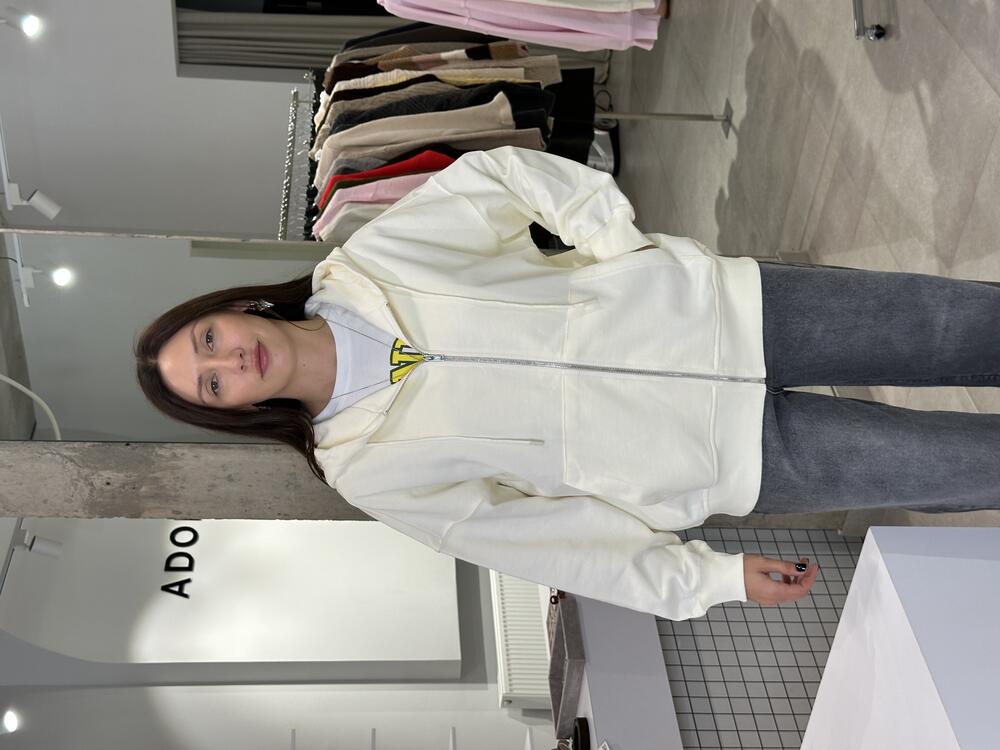 Зіп-Худі 844-4.1 ваніль, M