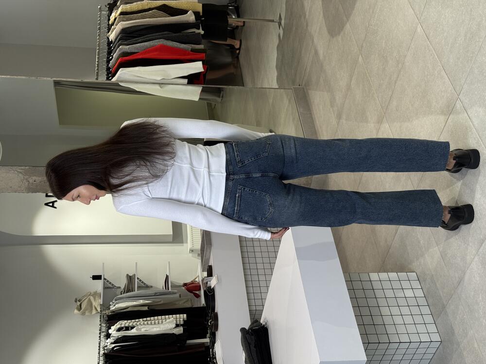 Джинси прямого крою STRAIGHT RM-2004 синій