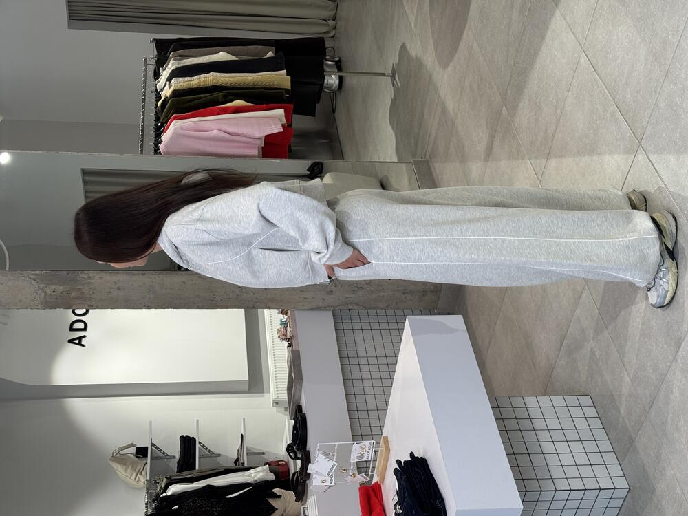 Костюм трьохнитка 30-1 меланж-оливка з білими лампасами, S