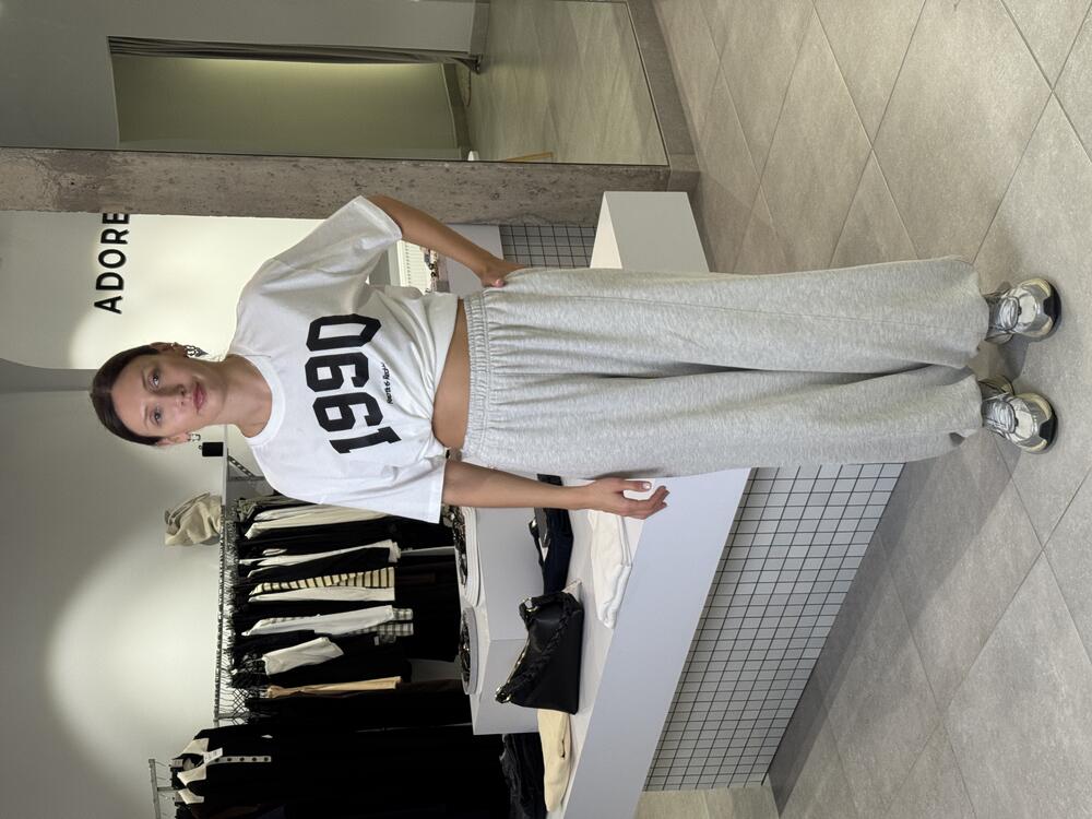 Брюки трьохнитка 1216/30-1 меланж-оливка