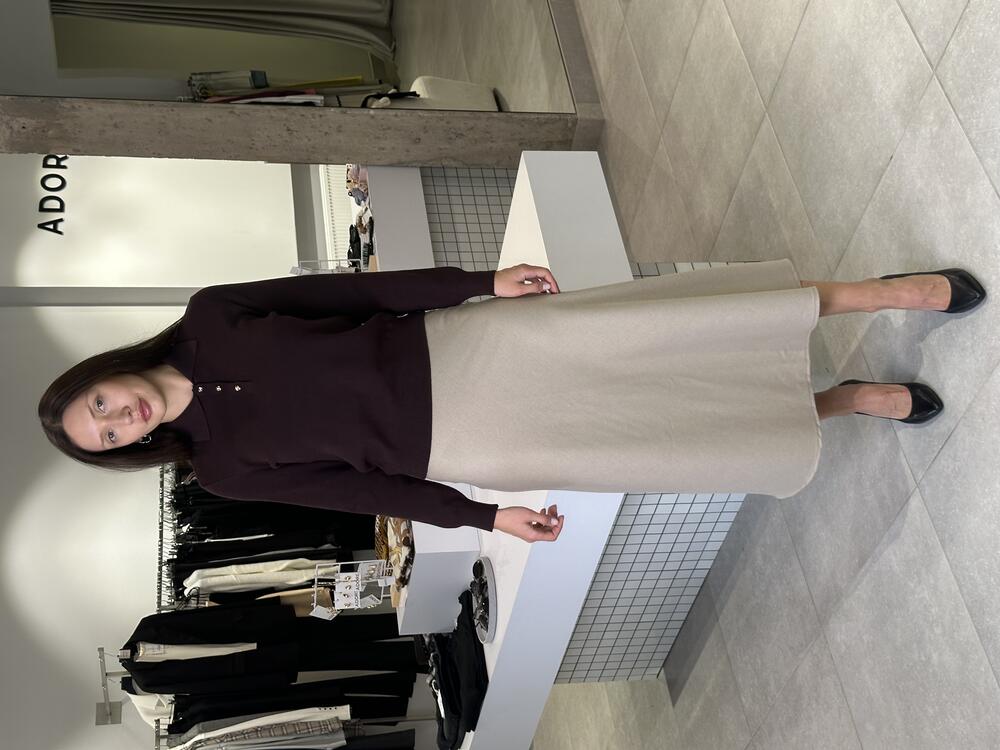 Спідниця костюмка пудра