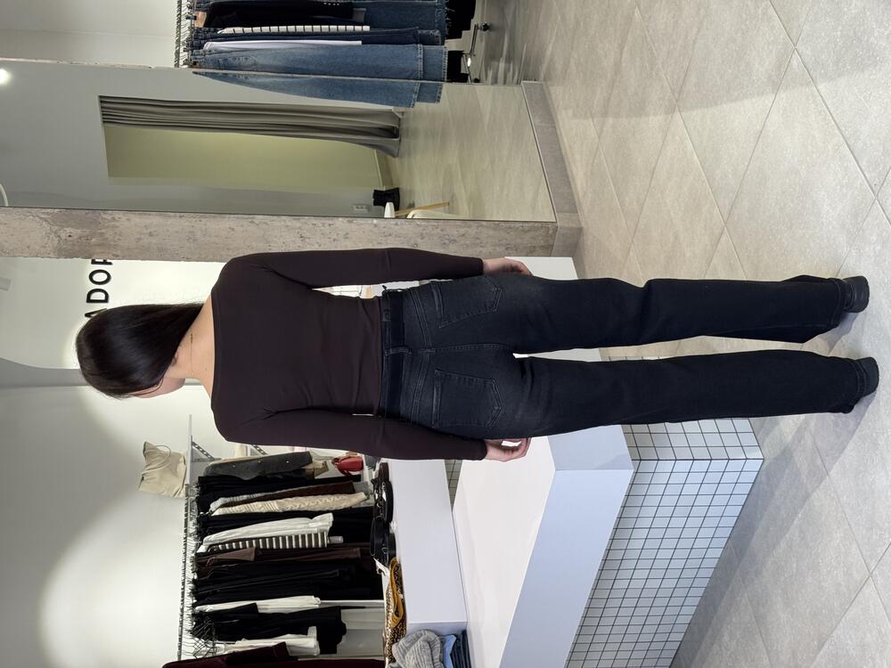 Джинси палаццо WIDE LEG RM-1001 чорний, 42