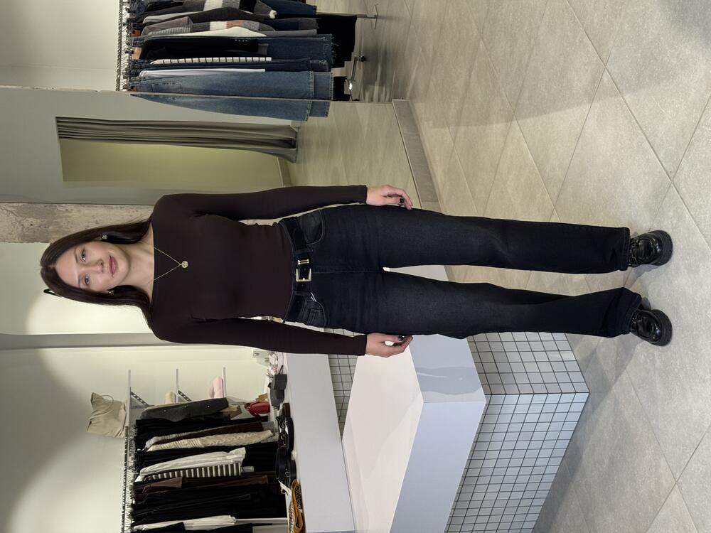 Джинси палаццо WIDE LEG RM-1001 чорний