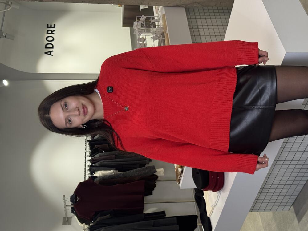 Светр базовий minimalist yet червоний