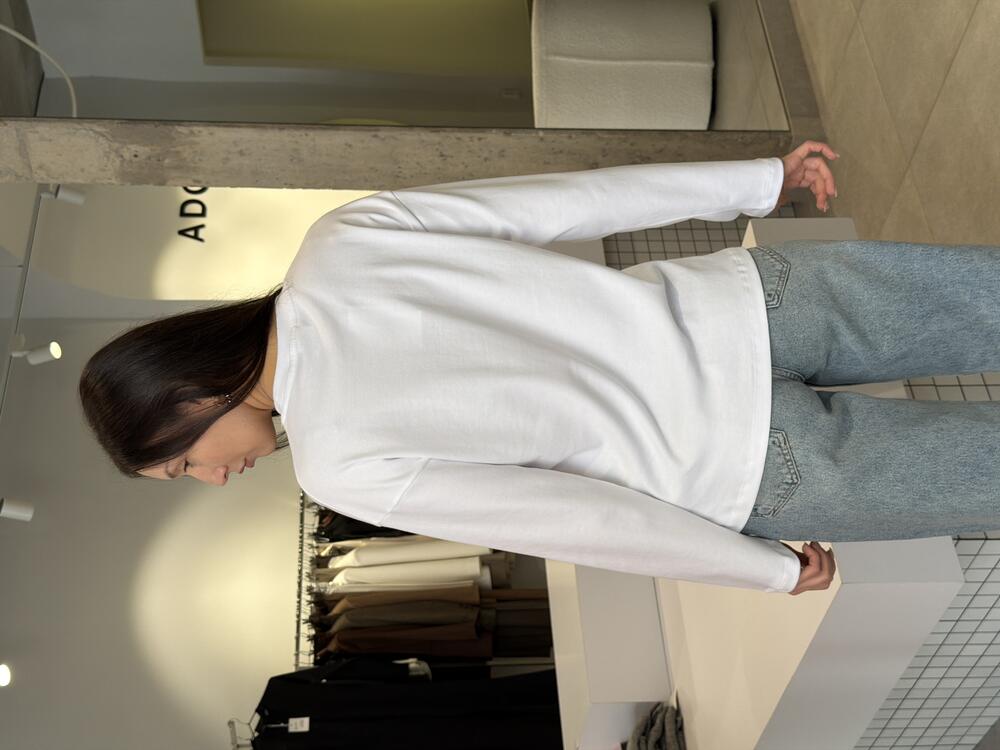 Лонгслив 564-4\11-2_09 інтерлок білий, M