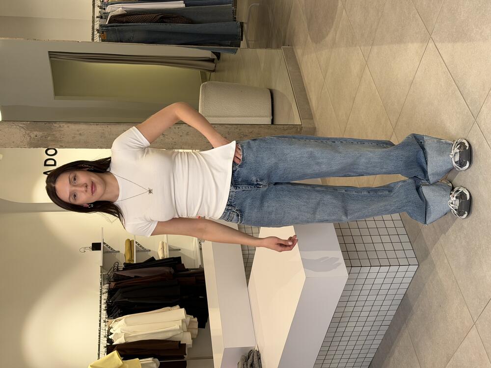 Джинси Ella detailed wide leg jean 