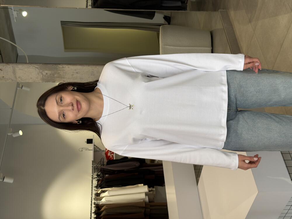 Лонгслив 564-4\11-2_09 інтерлок білий